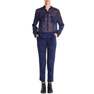 Mara Hoffman sheer stars top